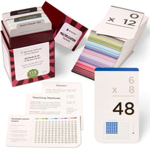 Jumbo Multiplication Flash Cards with 173 Cards for Grades 2 to 6