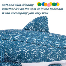 Realistic Extra Large 47 Inch Blue Whale Shark Plush Toy for Kids
