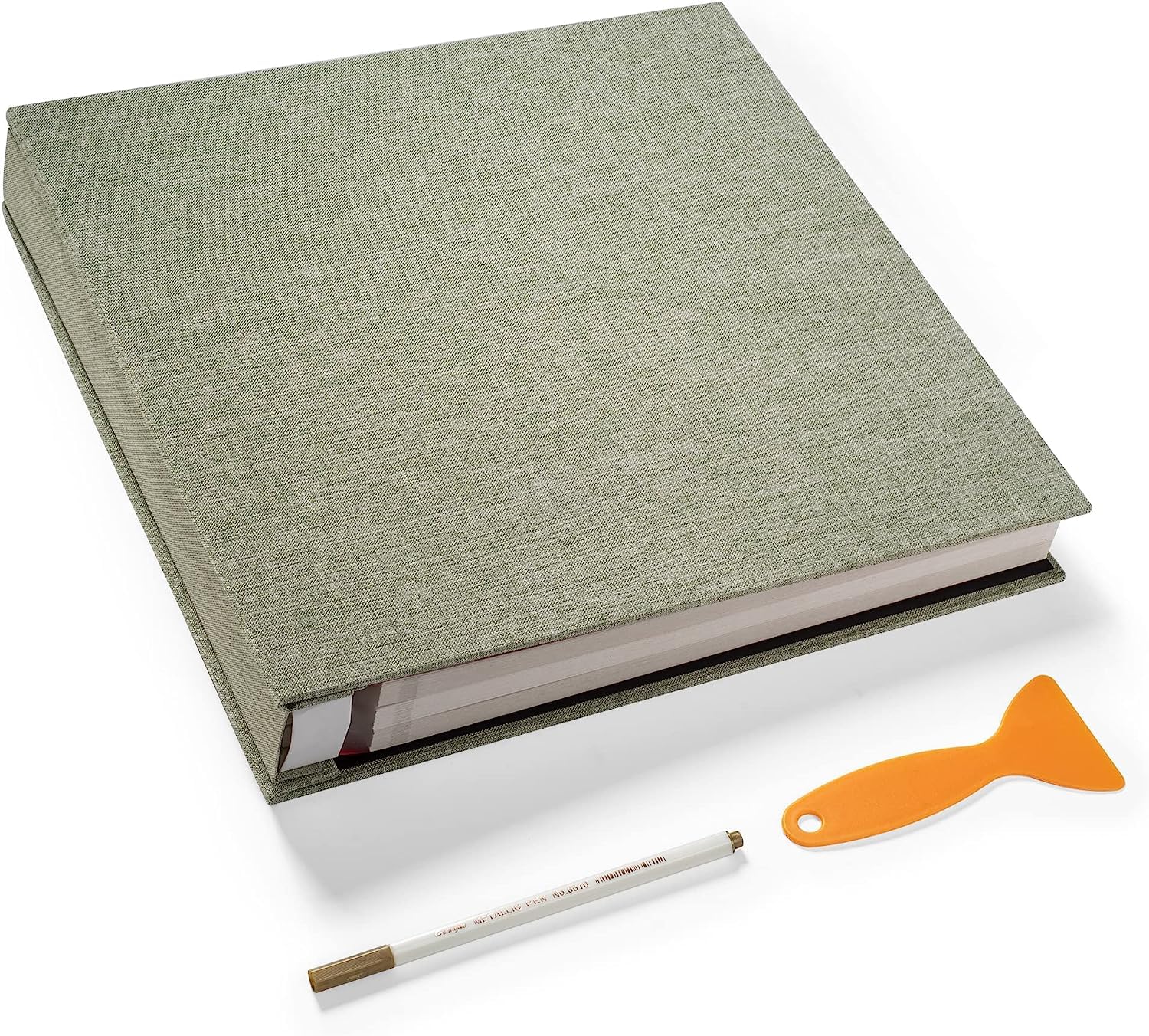 Large Self Adhesive Scrapbook Photo Album with Linen Cover 40 Pages