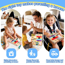 Montessori Busy Board Sensory Travel Toy for Toddlers