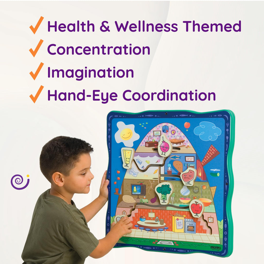 Healthy House Sensory Wall Activity Panel for Toddlers and Kids