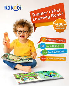 Kids Interactive Talking Pen Book Set for Early Learning and Sensory Play