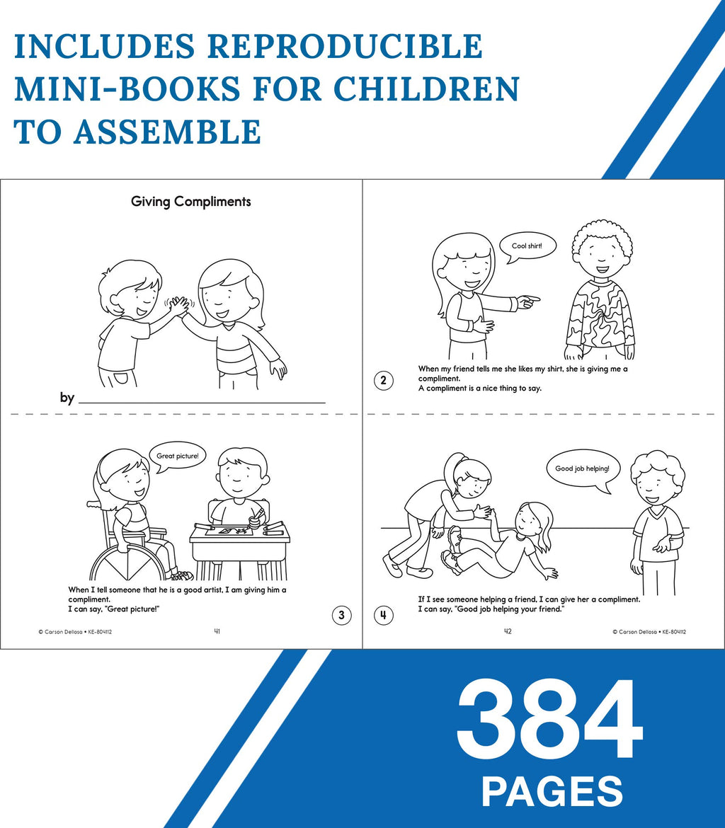 Social Skills Activity Books for Kids Communication Emotions and Manners