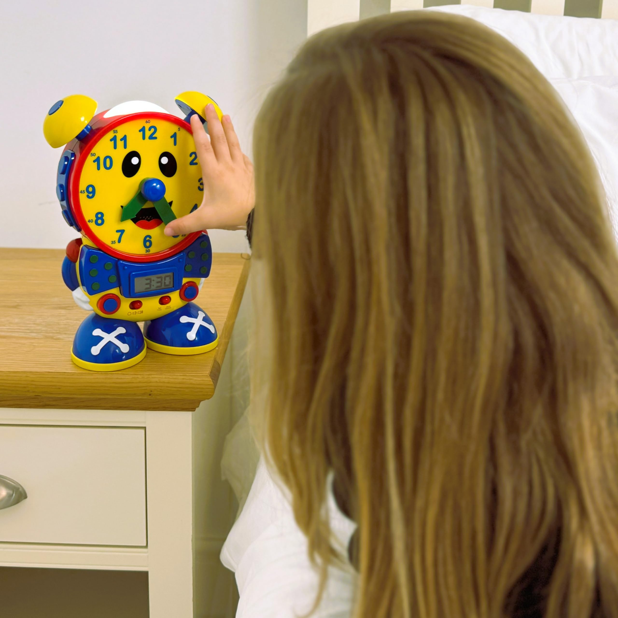 Interactive Teaching Clock for Kids Learning to Tell Time