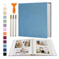 Self Adhesive Scrapbook Photo Album with Magnetic Pages and Metallic Pen