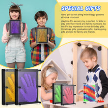 Large Colorful 3D Pin Art Impression Board for Kids and Adults