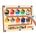 Magnetic Color Number Maze Montessori Puzzle Board Ages 3 to 5
