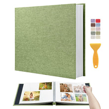Large Self Adhesive Scrapbook Photo Album with Linen Cover 40 Pages