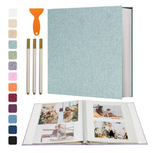 Self Adhesive Scrapbook Photo Album with Magnetic Pages and Metallic Pen