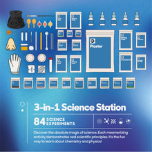 Three in One STEM Science Kit with 84 Experiments for Ages 8 Plus