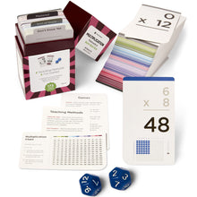 Jumbo Multiplication Flash Cards with 173 Cards for Grades 2 to 6