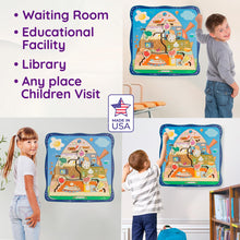 Healthy House Sensory Wall Activity Panel for Toddlers and Kids