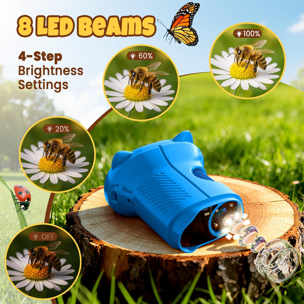 Portable Digital Microscope for Kids with 1000X Zoom and 4K Screen