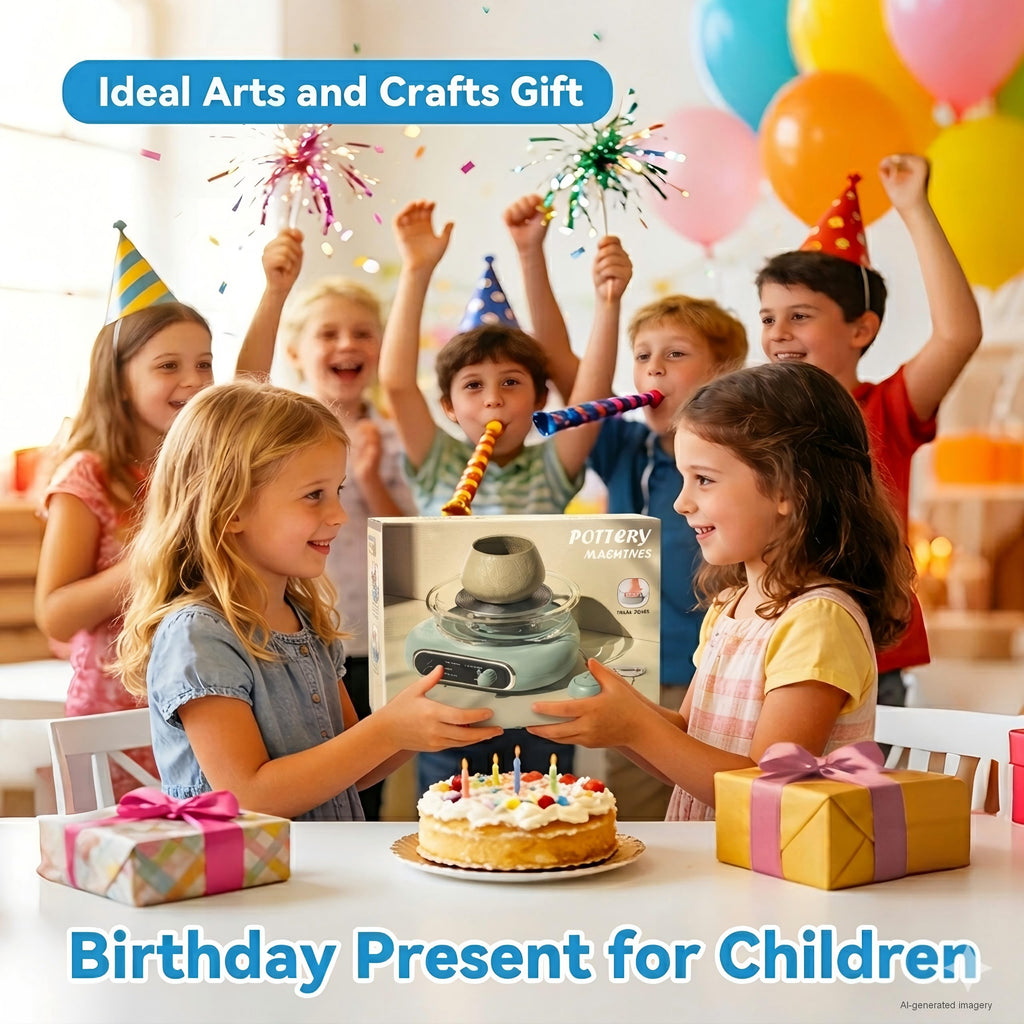 Kids Pottery Wheel Arts and Crafts Kit for Ages 6 to 12