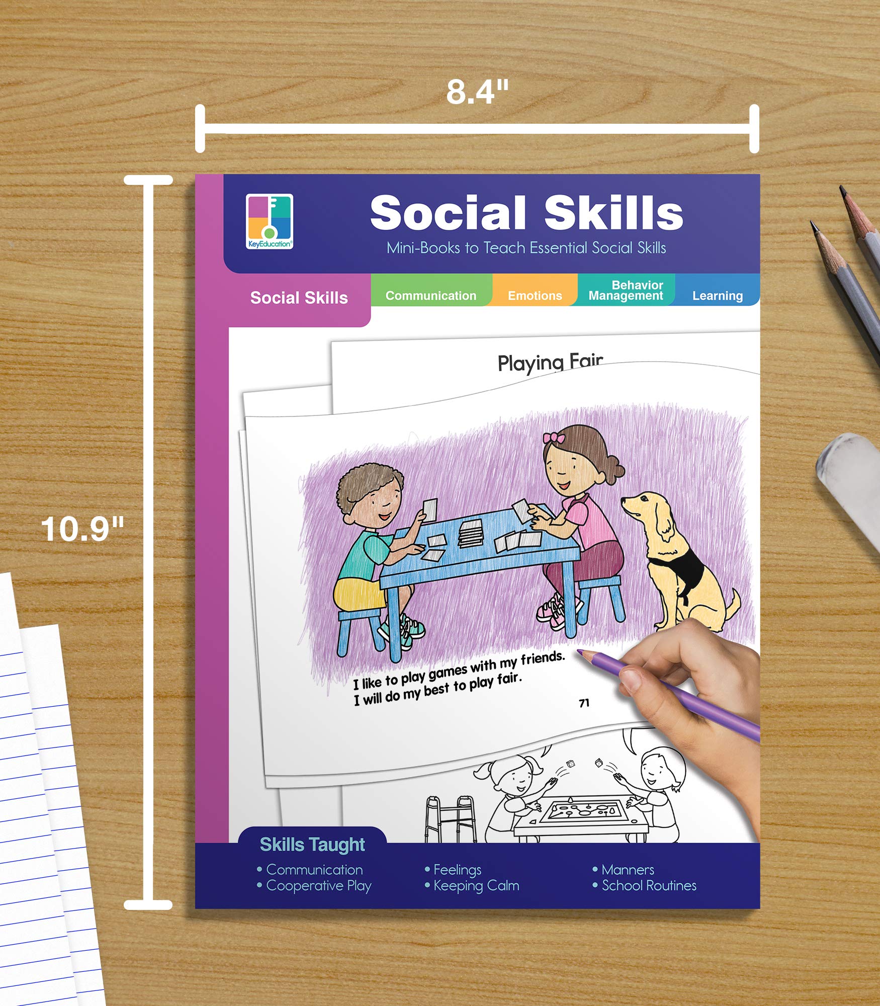 Social Skills Activity Books for Kids Communication Emotions and Manners