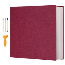 Self Adhesive Scrapbook Photo Album with Magnetic Pages and Metallic Pen