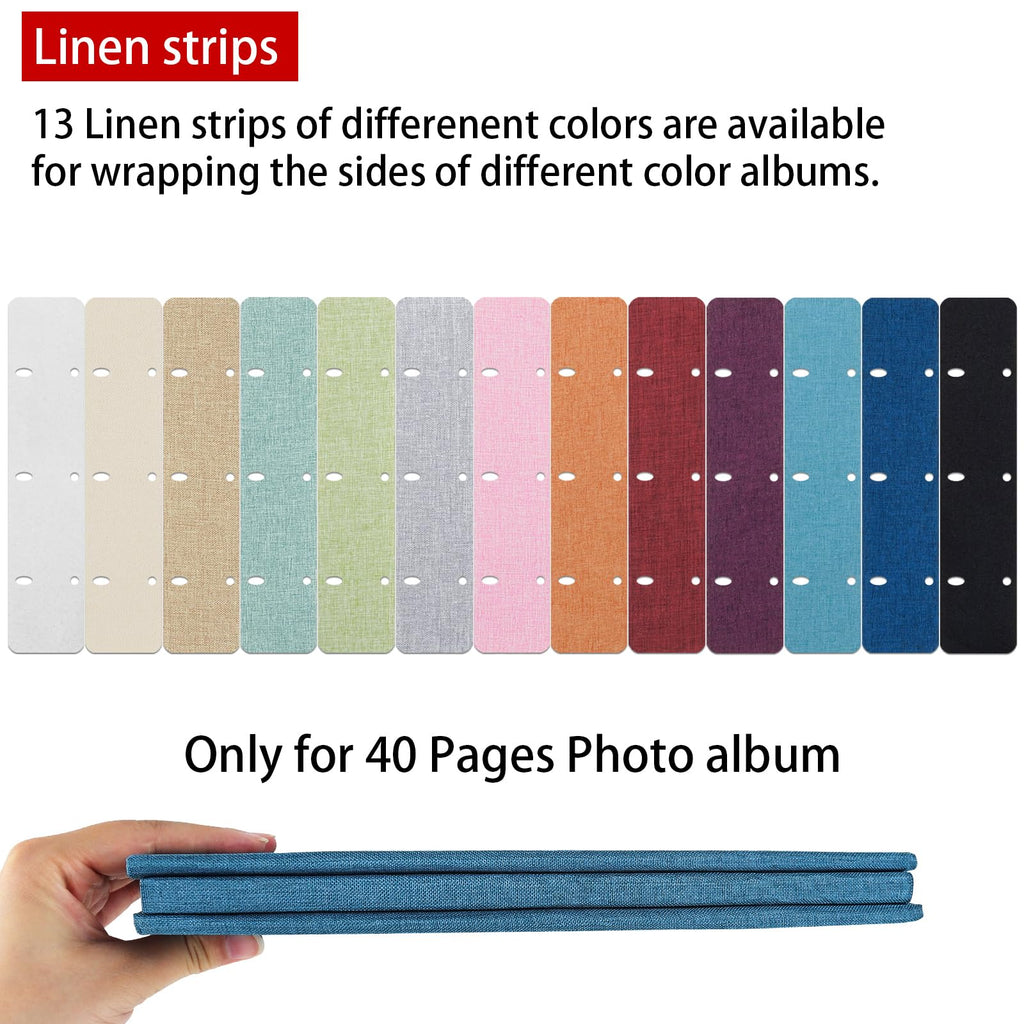 Self Adhesive Scrapbook Photo Album with Magnetic Pages and Metallic Pen