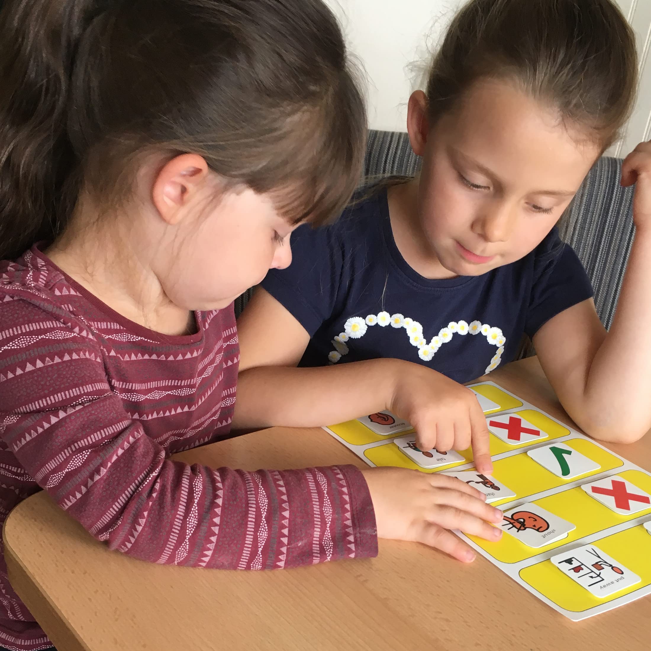 Plastic Visual Interactive Behavior Board for Autism Support