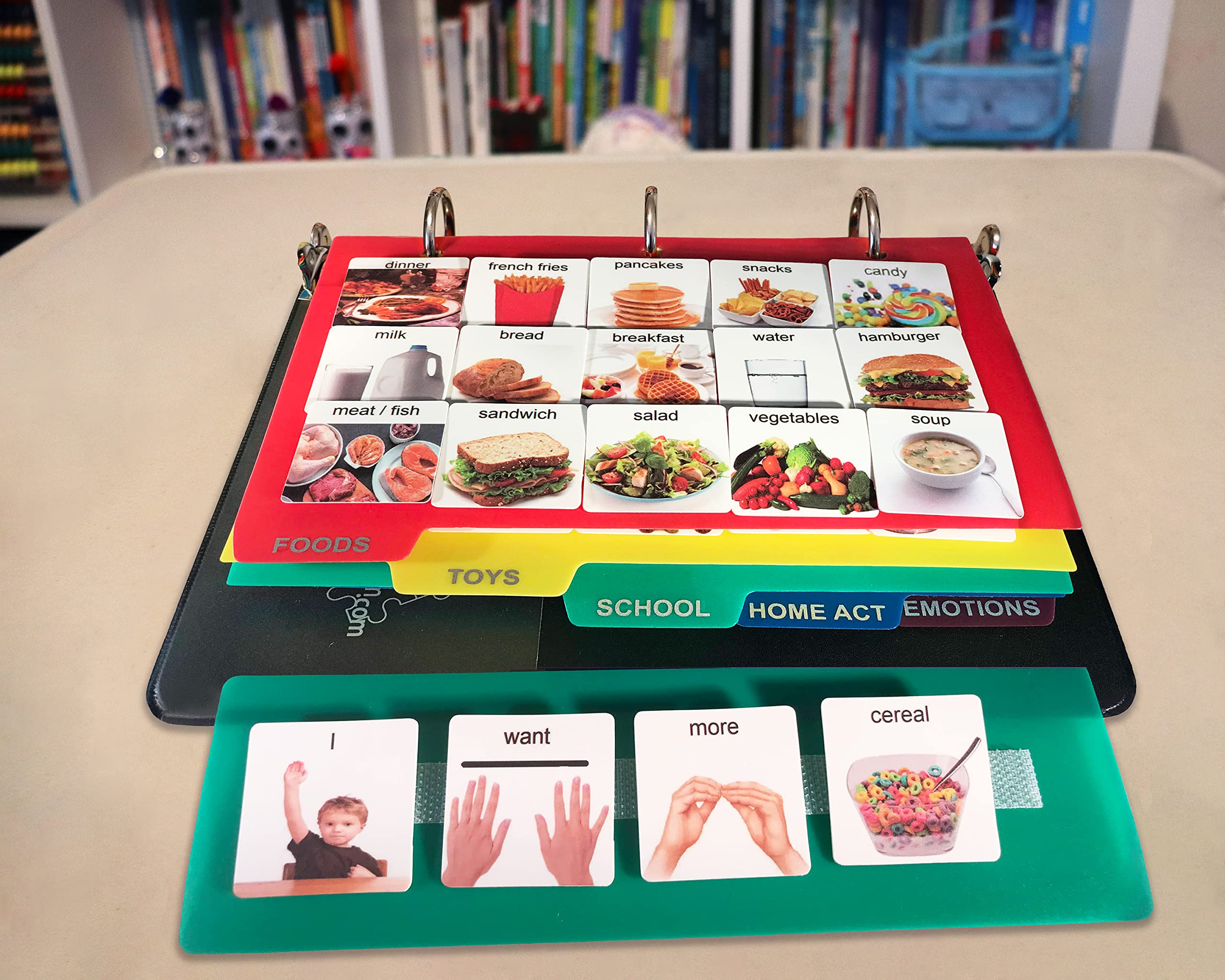 162 Autism Visual Communication Picture Cards for Speech and Vocabulary