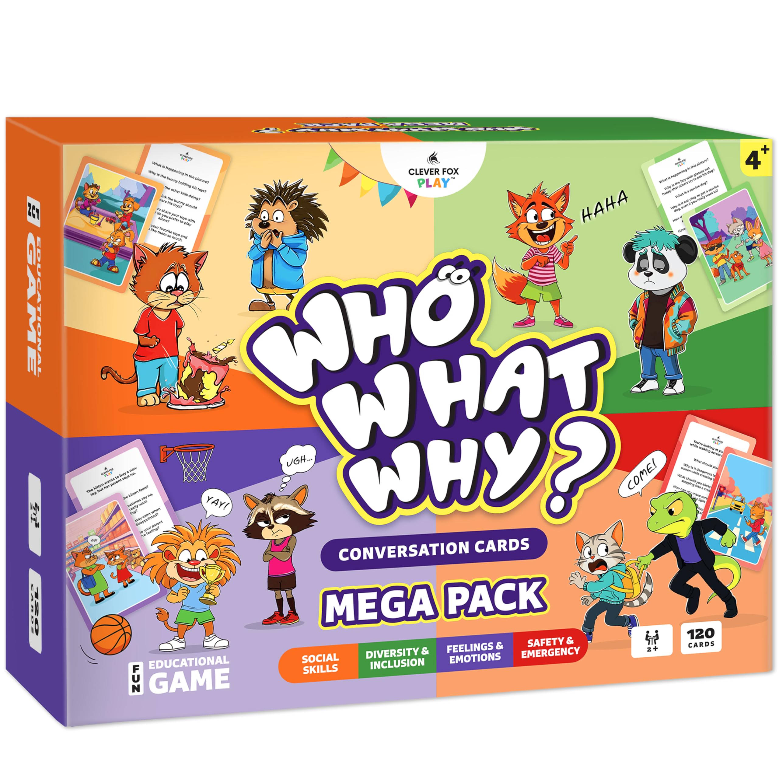 Who What Why Conversation Cards for Kids