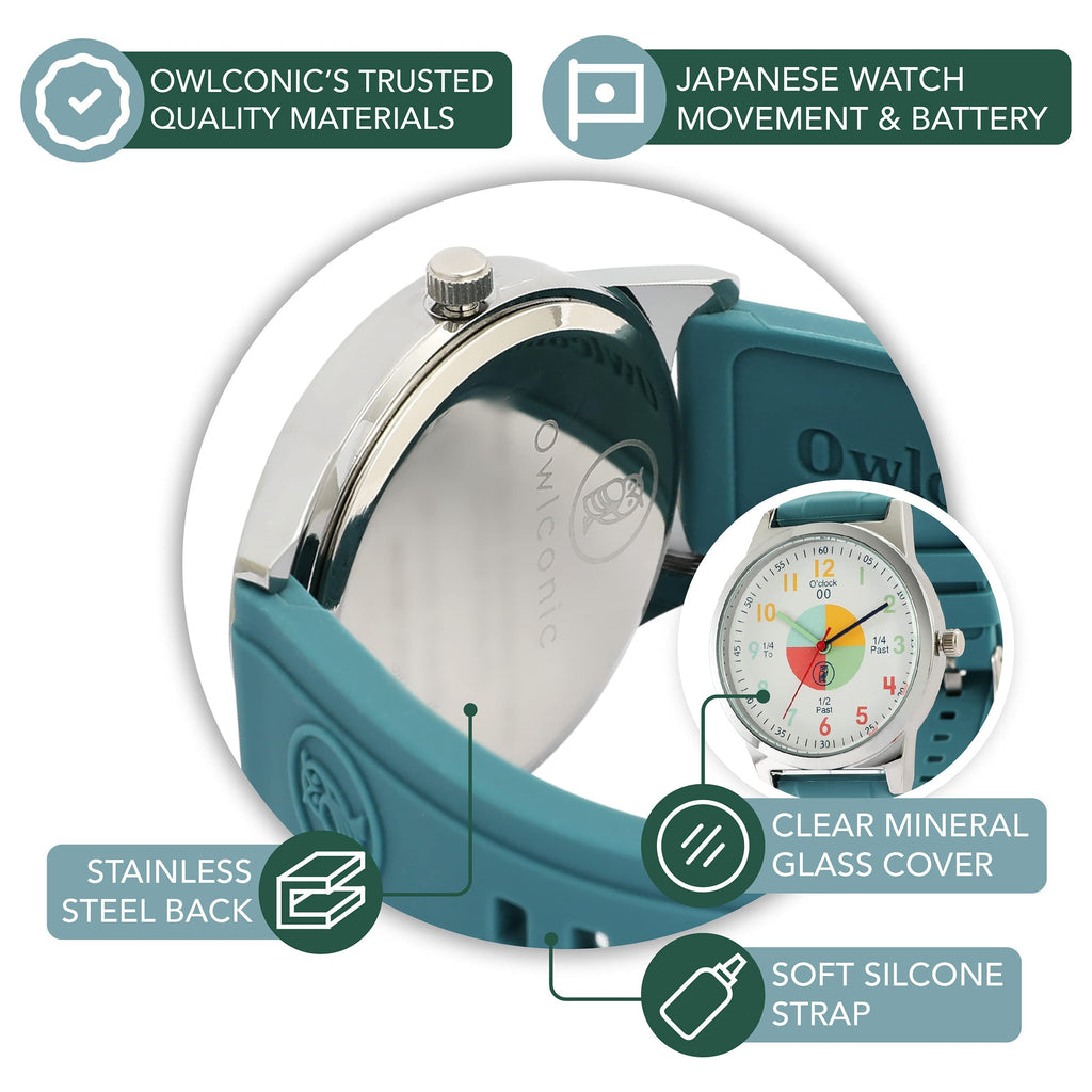 Kids Telling Time Teaching Clock with Learning Watch