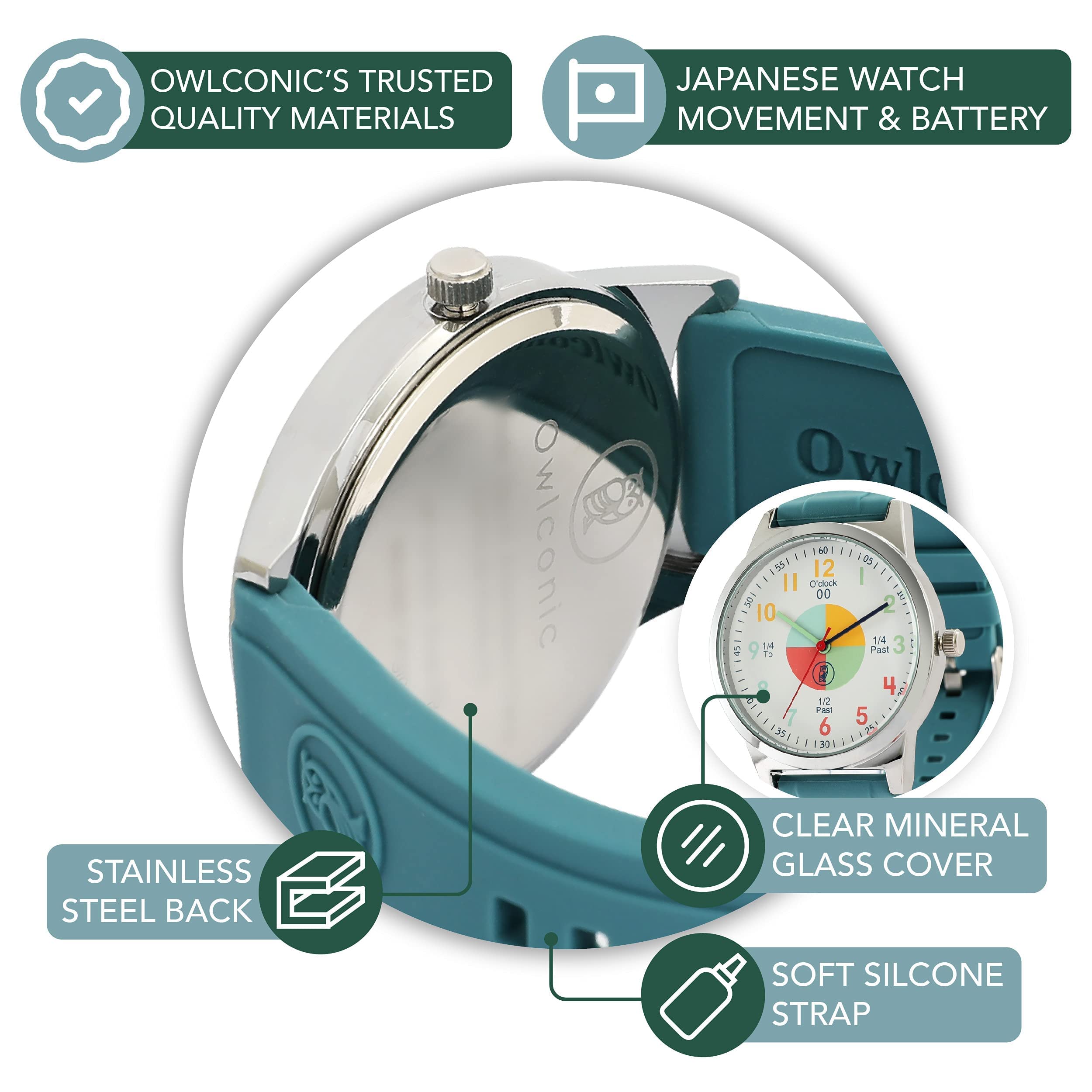 Kids Telling Time Teaching Clock with Learning Watch