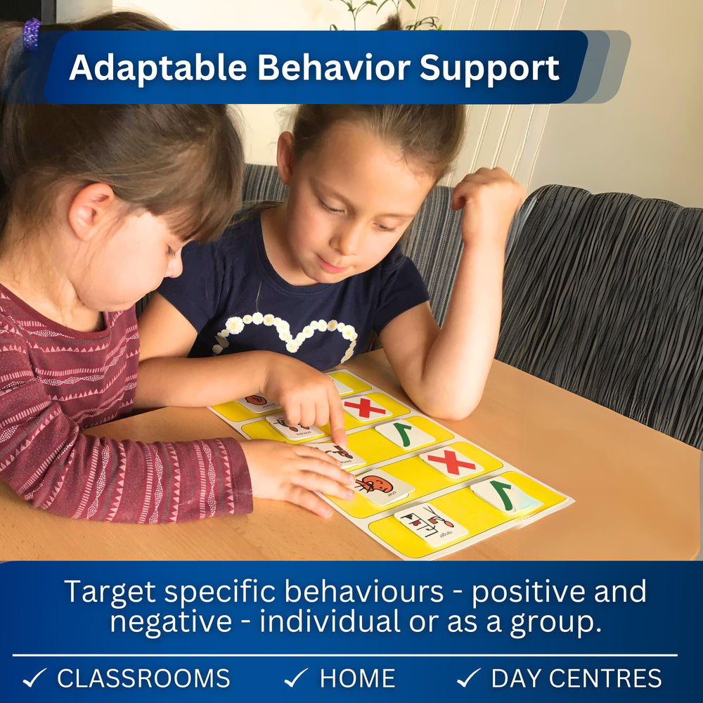 Plastic Visual Interactive Behavior Board for Autism Support