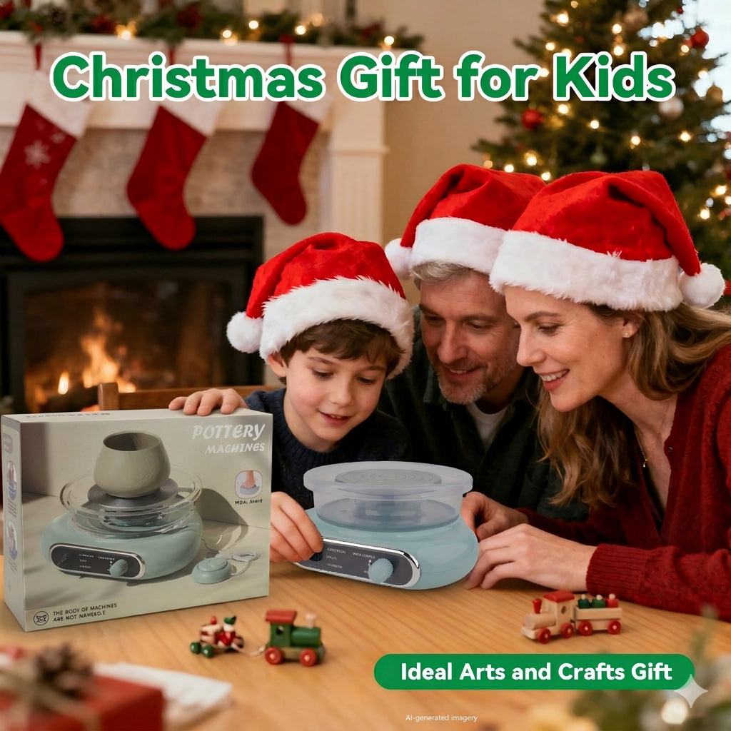 Kids Pottery Wheel Arts and Crafts Kit for Ages 6 to 12