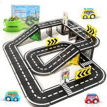 Magnetic Road Tiles Building Set