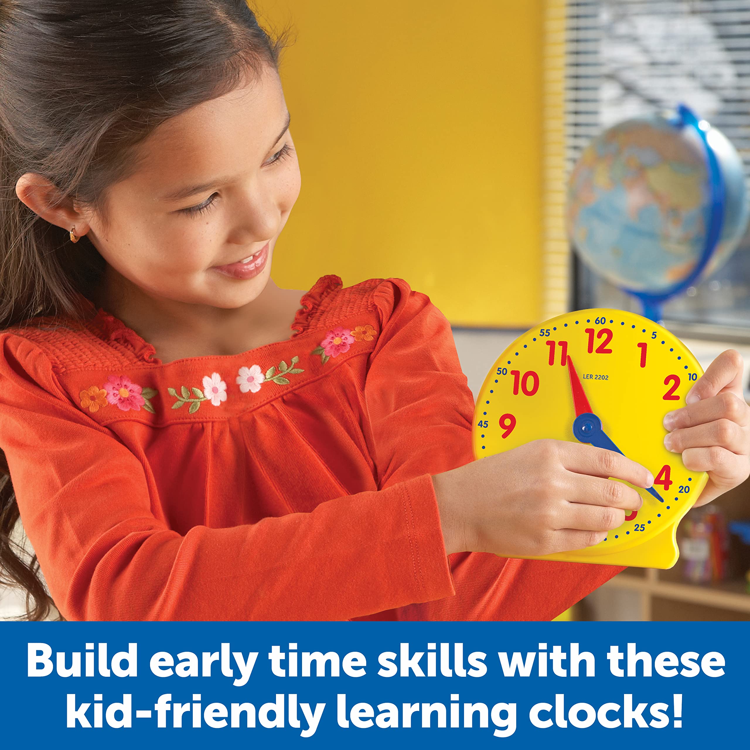 Classroom Teaching Clock Kit for Learning to Tell Time