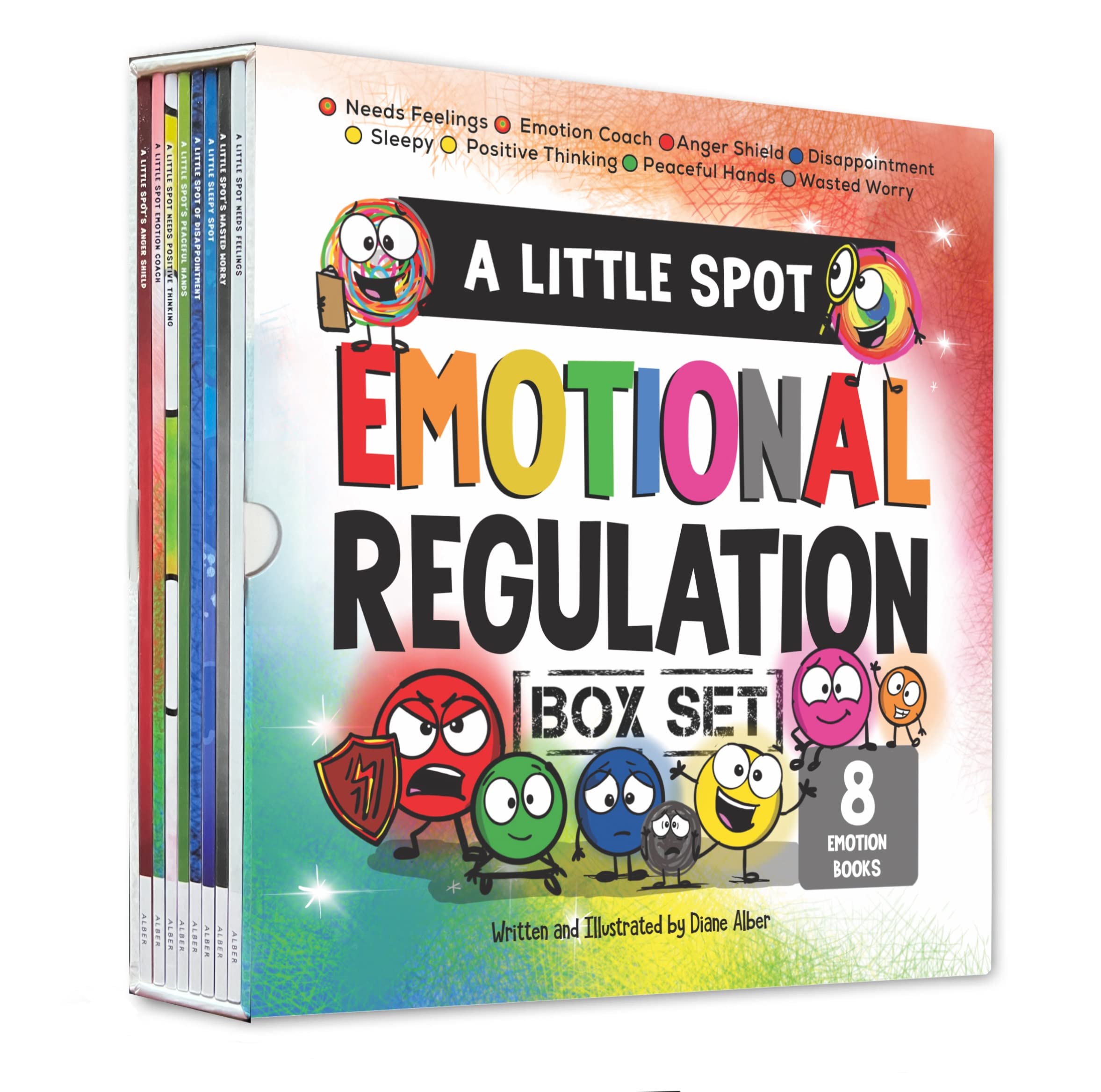 Emotional Regulation Book Set for Kids with 8 Social Skills Books
