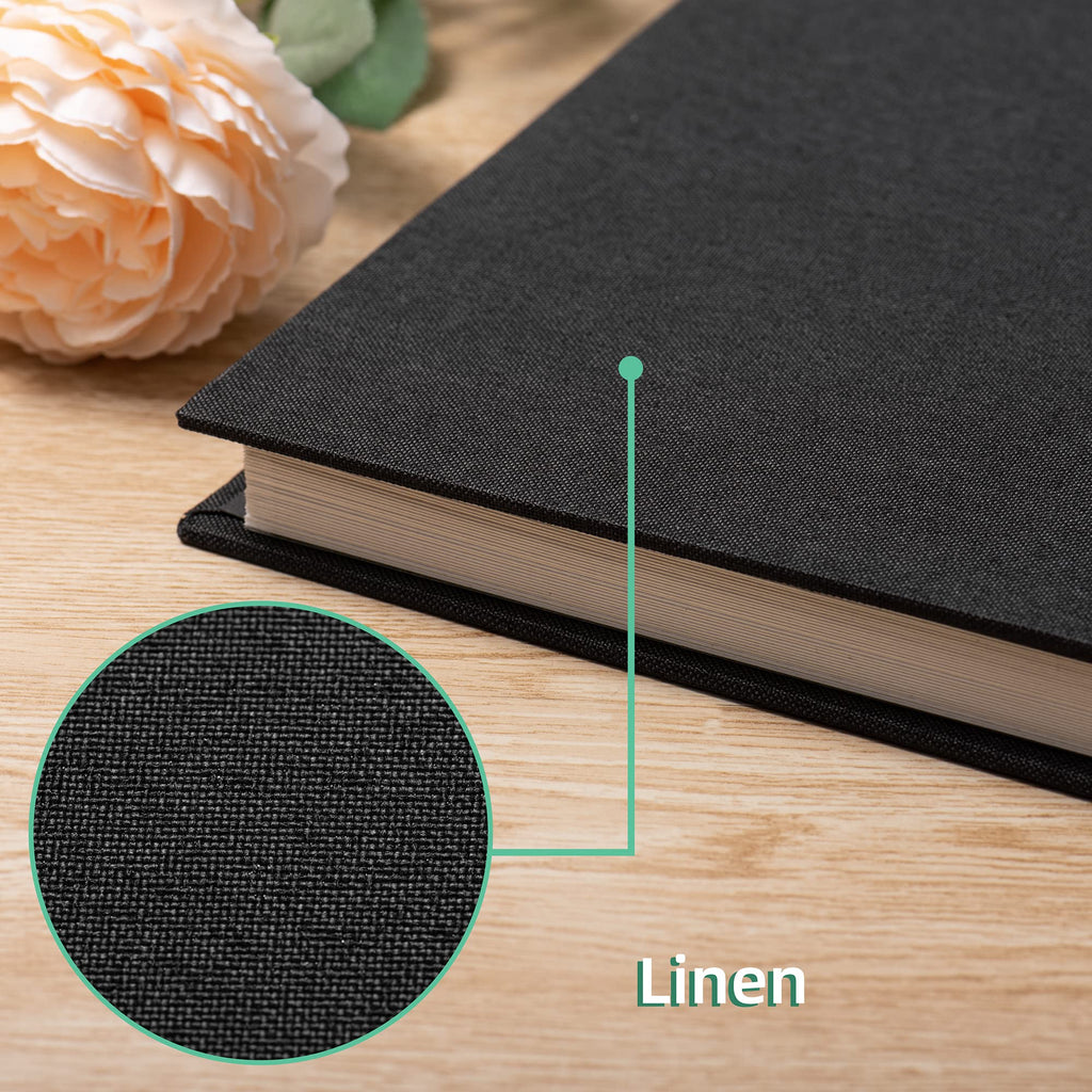 Large Self Adhesive Scrapbook Photo Album with Linen Cover 40 Pages