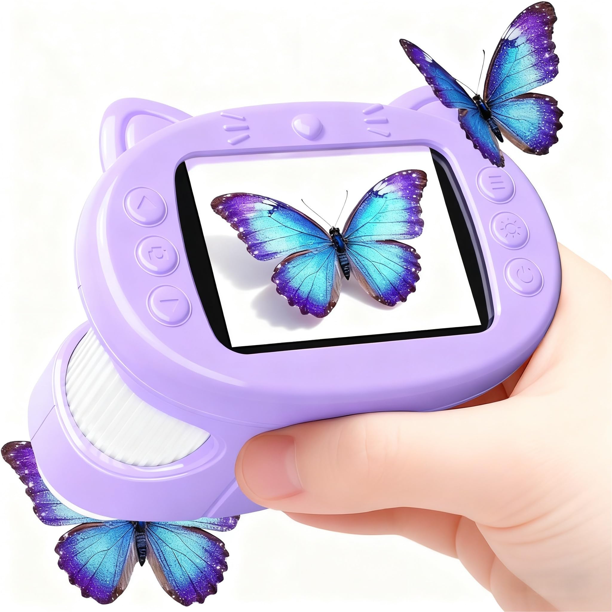 Portable Digital Microscope for Kids with 1000X Zoom and 4K Screen
