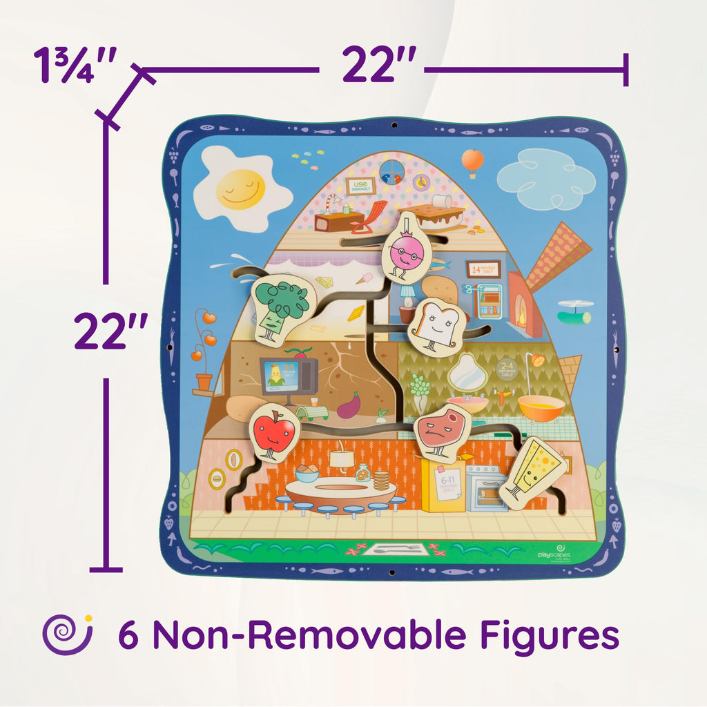 Healthy House Sensory Wall Activity Panel for Toddlers and Kids