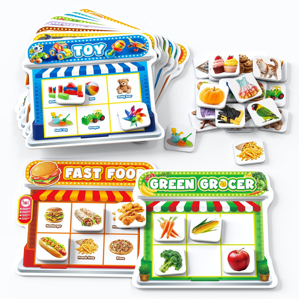 Magnetic Sorting Montessori Fridge Magnets Matching Game
