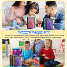 Large Colorful 3D Pin Art Impression Board for Kids and Adults