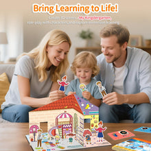 Bilingual Interactive USA and World Map Geography Learning Toy for Kids