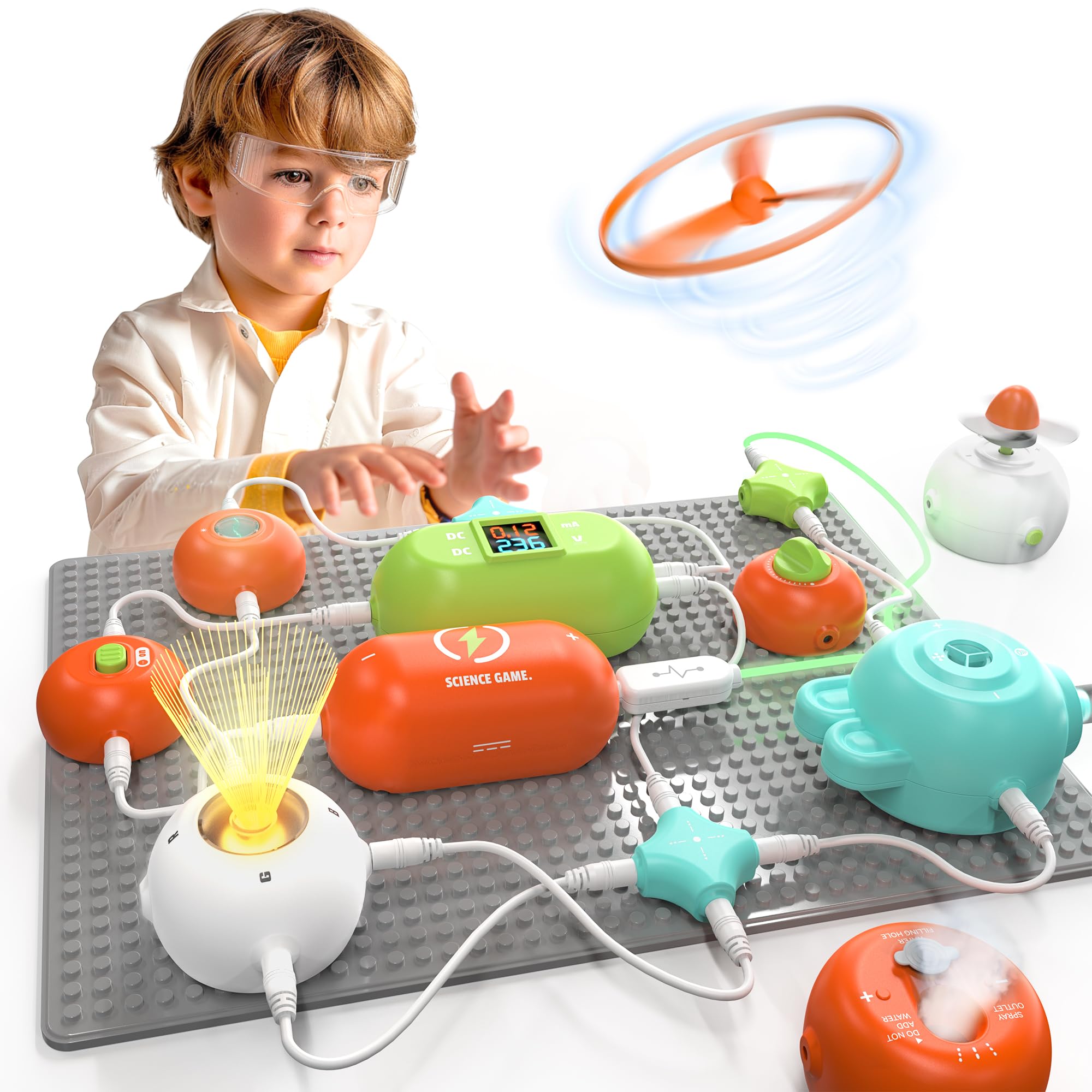 Kids Electronics Exploration STEM Science Kit for Ages 3 to 12