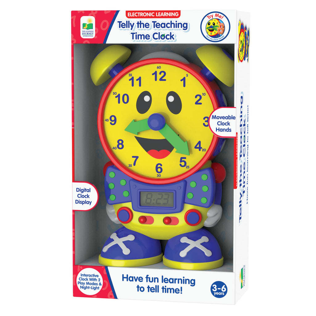 Interactive Teaching Clock for Kids Learning to Tell Time