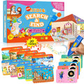 Bilingual Interactive USA and World Map Geography Learning Toy for Kids