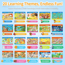 Bilingual Interactive USA and World Map Geography Learning Toy for Kids