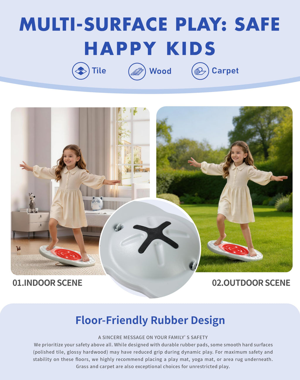 2 in 1 Maze Balance Board Sensory Training Toy for Kids Ages 3 to 12