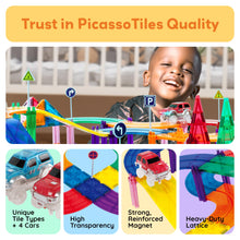 Magnetic Race Car Track Building Set