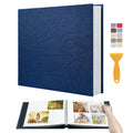 Large Self Adhesive Scrapbook Photo Album with Linen Cover 40 Pages