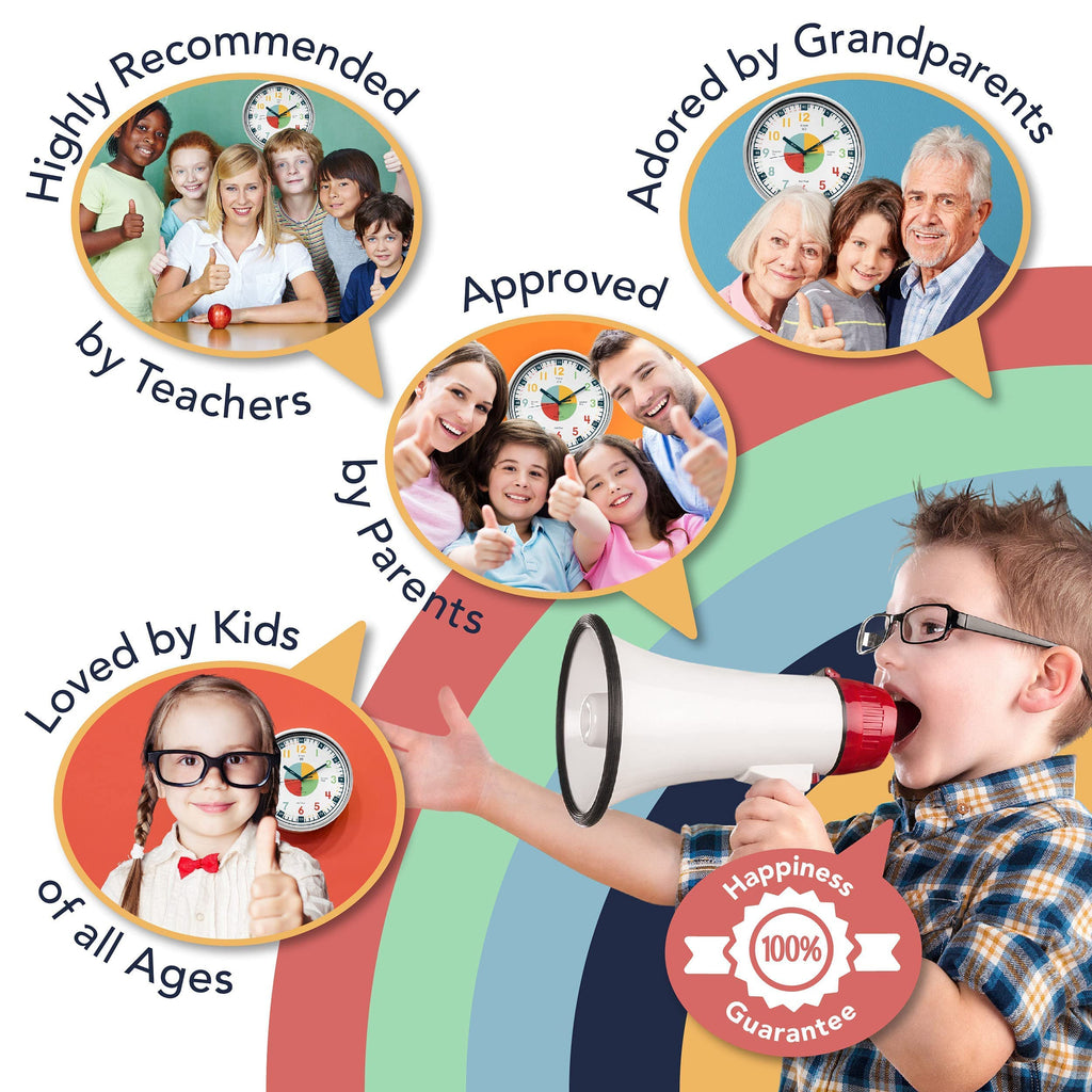 Kids Telling Time Teaching Clock with Learning Watch