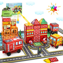 Magnetic Road Tiles Building Set