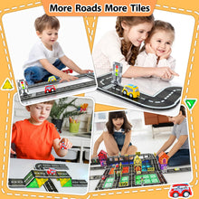 Magnetic Road Tiles Building Set