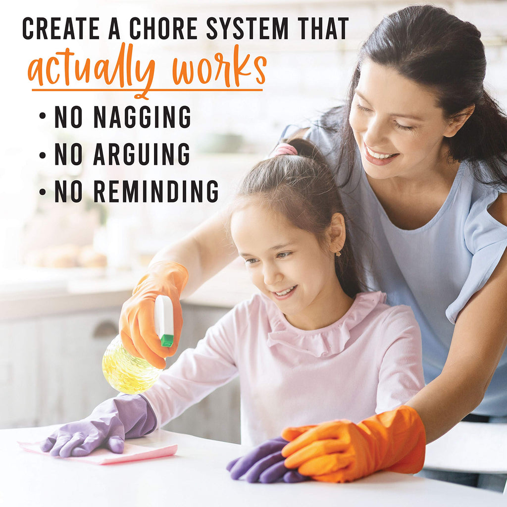 Magnetic Chore and Responsibility Chart for Kids at Home