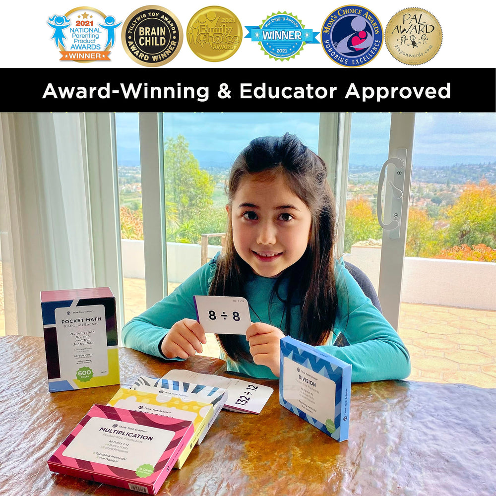 Jumbo Math Flash Cards with Dice for Addition Subtraction Multiplication