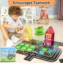 Magnetic Road Tiles Building Set